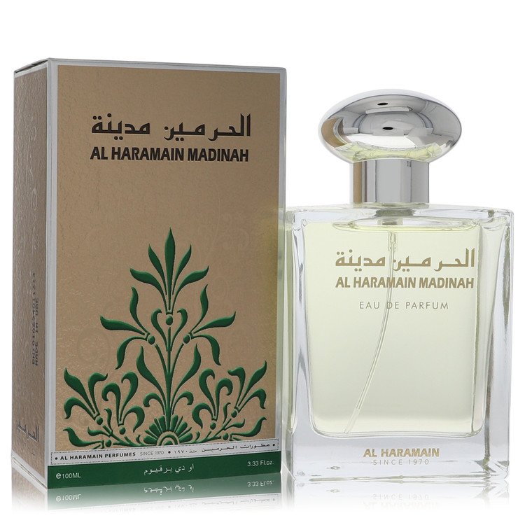 Al Haramain Madinah by Al Haramain Eau De Parfum Spray (Unisex) 3.33 oz Al Haramain Madinah by Al Haramain Eau De Parfum Spray (Unisex) 3.33 oz